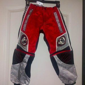 Kids Racing Pants - Red and Black